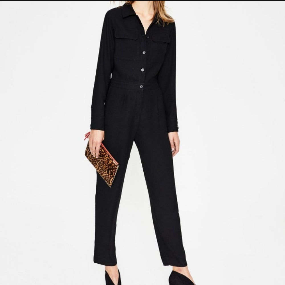 Boden Black Jumpsuit